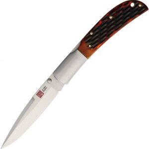 Al Mar Eagle Lockback Bone (4″)
