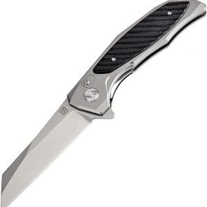Artisan Megahawk Linerlock Gray D2 (3.75″)