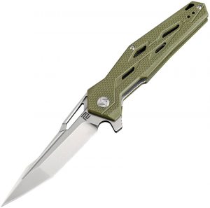 Artisan Bomardier Linerlock Green D2 (3.75″)