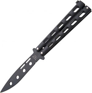 Bear & Son Butterfly Black Powder Coat (3.38″)