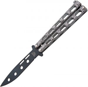 Bear & Son Butterfly Silver Powder Coat (3.38″)