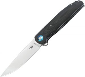 Bestech Ascot Linerlock CF Knife Black (4″)