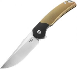 Bestech Supernova Linerlock Knife Gold (3″)