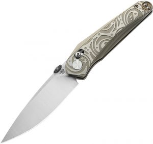 Bestech Mothus Bar Lock Knife Bronze/Gray (3.5″)