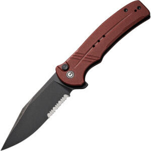 Civivi Cogent Button Lock Burgundy (3.5″)