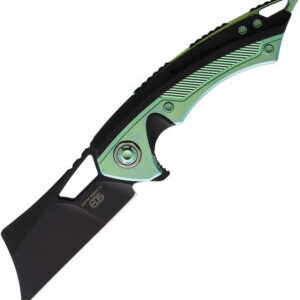 EOS Mini Nautilus Framelock Black/Green (3.25″)