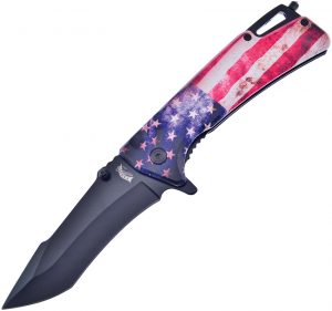 Frost Cutlery American Flag Linerlock A/O (3.5″)
