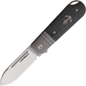 KARBON Ahoy Framelock Knife Black Mic (3.13″)