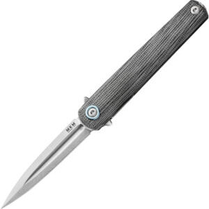 MKM-Maniago Knife Makers Flame Light Linerlock Black (2.75″)