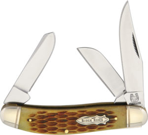 Rough Rider Sowbelly Stockman Amber Bone