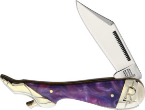 Rough Rider Leg Knife Purple Swirl