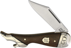 Rough Rider Leg Knife Brown Burlap