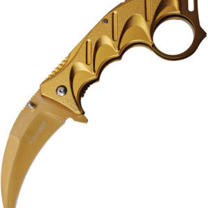 Tac Force Karambit Linerlock A/O Gold (3.5)
